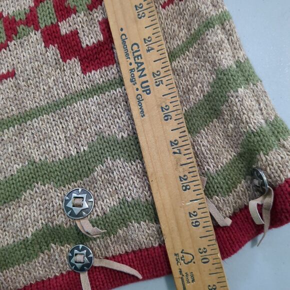 Cambridge Country Store southwestern Muticolor Long Tunic Sweater small - Picture 4 of 6